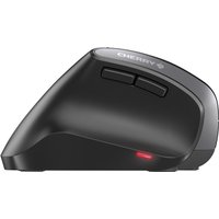 CHERRY MW 4500 LEFT - Maus - ergonomisch - Für Linkshänder - optisch - 6 Tasten - kabellos - kabelloser Empfänger (USB) - Schwarz