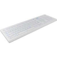 KeySonic KSK-8031INEL Tastatur USB QWERTZ Deutsch Weiß (KSK-8031INEL-WH)