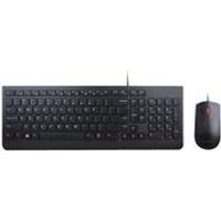 Lenovo Essential Wired Combo - Tastatur-und-Maus-Set - USB - Englisch (USA) mit EURO-Symbol - für ThinkCentre M71X