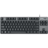 Logitech K835 TKL - Tastatur - USB - Tastenschalter: TTC Red - Graphit/Schiefergrau