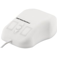 GETT TKH-MOUSE-GCQ-PR-IP68-WHITE-USB - Maus - ergonomisch - rechts- und linkshändig - optisch - 5 Tasten - kabelgebunden - USB - weiß (KH29213)