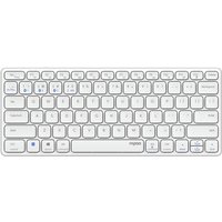 Rapoo E9600M Tastatur RF Wireless + Bluetooth QWERTY Deutsch Weiß (00217362)