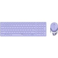 Rapoo 9750M Tastatur Maus enthalten RF Wireless + Bluetooth QWERTZ Deutsch Lila (00215377)