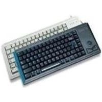 Cherry Slim Line G84-4400 - Tastatur - USB - 83 Tasten - Trackball - Hellgrau - US-Layout (G84-4400 LUBUS-0)