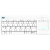Logitech Wireless Touch Keyboard K400 Plus – Tastatur – 2,4 GHz – Deutsch – weiß (920-007128)