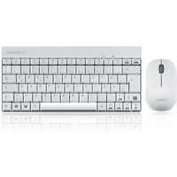 Perixx PERIDUO-712 - Tastatur-und-Maus-Set - kabellos - 2.4 GHz - QWERTZ - Deutsch - weiß