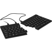 R-Go Split Ergonomische Tastatur, QWERTZ (DE), schwarz, drahtgebundenen – Tastatur – USB – QWERTZ – Deutsch – Schwarz