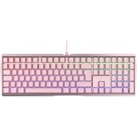 Cherry MX Board 3.0S kabelgebundene Gaming Tastatur pink DE Layout blau