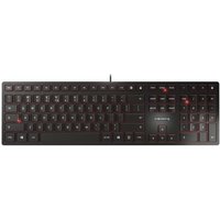 Cherry KC 6000 Slim Keyboard US Layout mit Euro Symbol USB schwarz