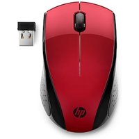 HP 220 Wireless Maus 7KX10AA kabellos USB-Empfänger rot