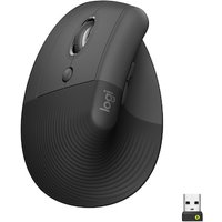 Logitech Lift Vertical Graphite - Ergonomische Kabellose Maus (Linkshänder)