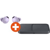 Samsung Galaxy Buds2 Pro SM-R510 violett + Samsung Wireless Charger Duo EP-P5400