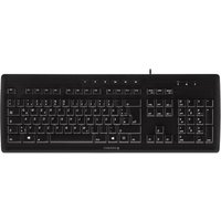 Cherry Stream Tastatur USB schwarz UK/US Layout mit Euro Symbol