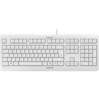 Cherry KC 1000 Keyboard US Layout mit Euro Symbol USB weiß-grau