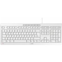 Cherry Stream Tastatur USB CH Layout weiß-grau