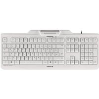 Cherry KC 1000 SC Keyboard mit Smart Card Reader USB PN Layout weiß-grau