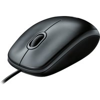 Logitech B100 Kabelgebundene Maus Schwarz Bulk