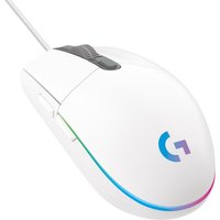 Logitech G203 LIGHTSYNC Kabelgebundene Gaming Maus Weiß