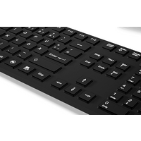 KeySonic KSK-8030 USB QWERTY Englisch Schwarz (28081)