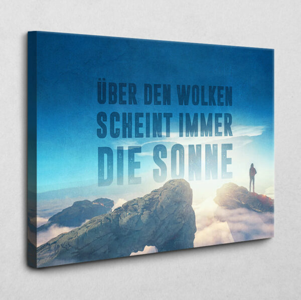 BE100 Die Sonne scheint immer 80 x 60 cm