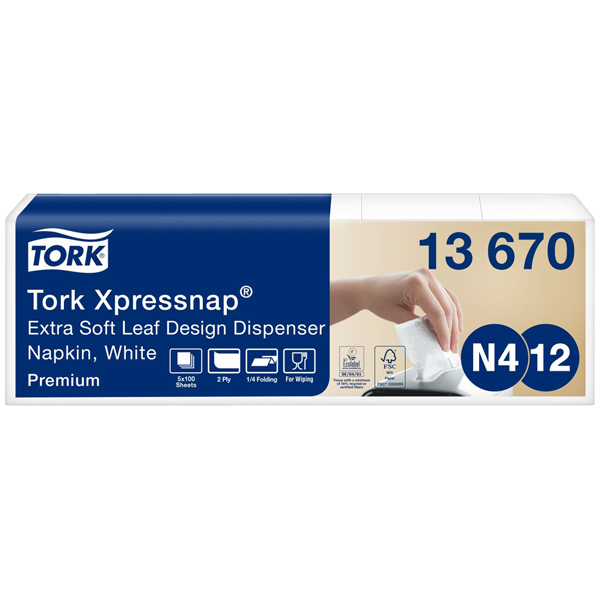 Tork Tork Xpressnap Servietten-Tischspender – 1/4 Falzung