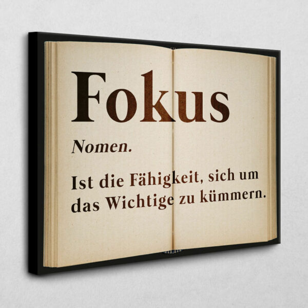 BE100 Buch des Fokus 140 x 105 cm 4 cm