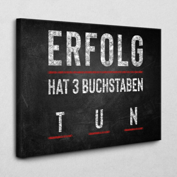 BE100 Erfolg hat 3 Buchstaben 140 x 105 cm 4 cm