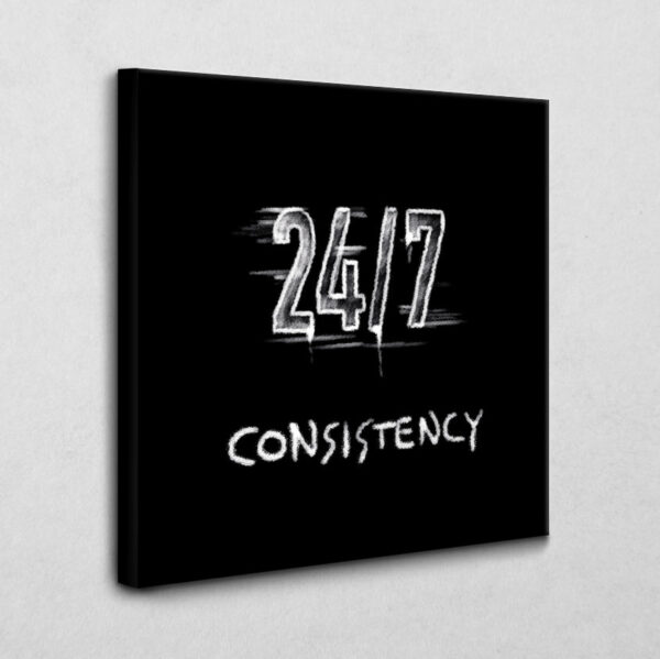 BE100 Consistency Icon schwarz 100 x 100 cm