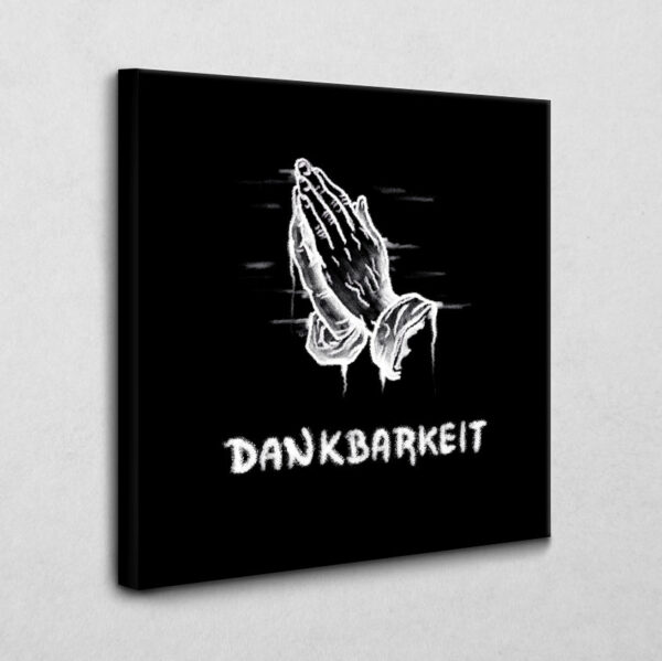 BE100 Dankbarkeit Icon schwarz 100 x 100 cm