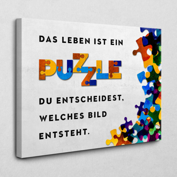 BE100 Das Leben ist ein Puzzle 40 x 30 cm