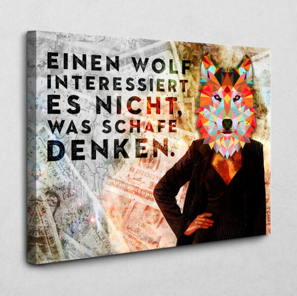 BE100 Lady Wolf 40 x 30 cm