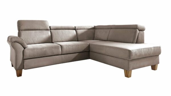 Die Möbelfundgrube Ecksofa 245 cm grau - Sofaprogramm - Basis Version - ARNGAST