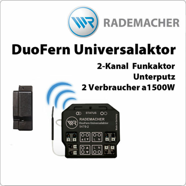 RADEMACHER RADEMACHER Duofern 2-Kanal Universalaktor 9470-2 (35140262)