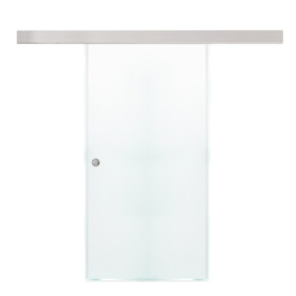 Glasschiebetür SAPHIR – 205 x 90 cm Milchglas