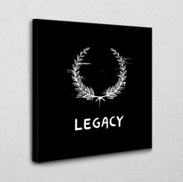 BE100 Legacy Icon schwarz 100 x 100 cm