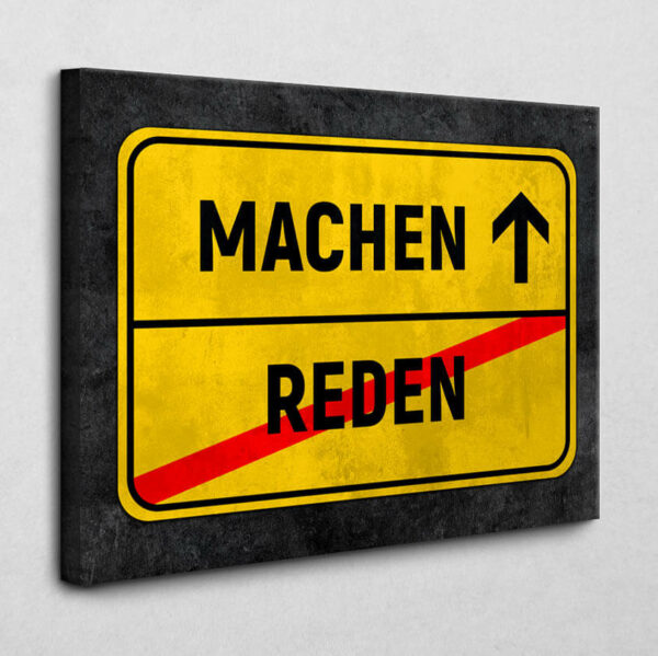 BE100 Machen > Reden 140 x 105 cm