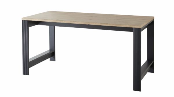 Die Möbelfundgrube Schreibtisch graphit - Artisan Eiche 160 cm - JASMIN