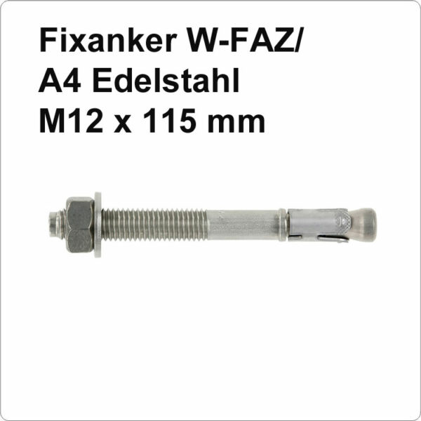 WÜRTH Fixanker Würth FAZ-20-40-M12x115 A4 Edelstahl