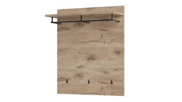 Die Möbelfundgrube Wandgarderobe Paneel Viking Eiche 86 x 101 cm - TWIST