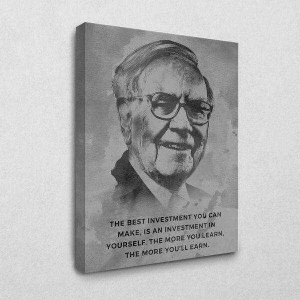 BE100 Warren Buffett 40 x 30 cm