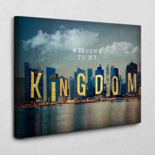 BE100 Welcome to my Kingdom 40 x 30 cm