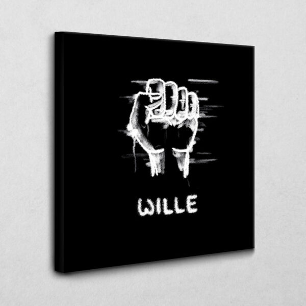 BE100 Wille Icon schwarz 30 x 30 cm