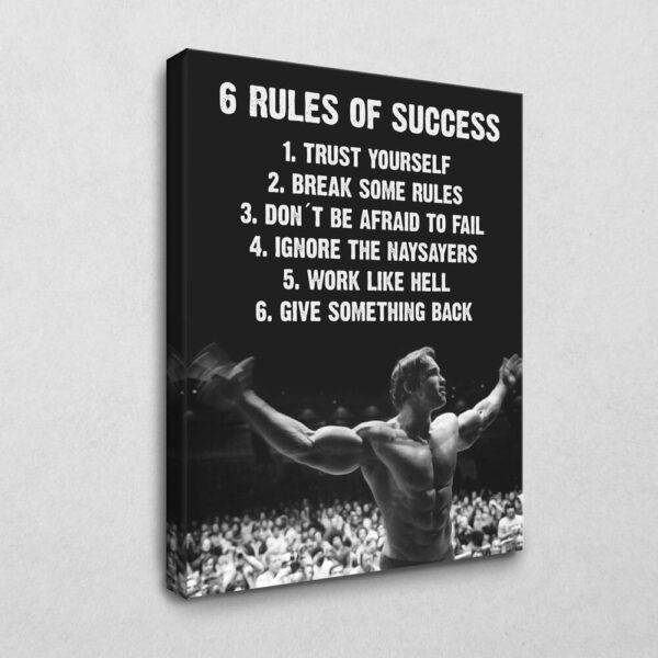 BE100 Arnolds 6 Rules of Success 80 x 120 cm 4 cm