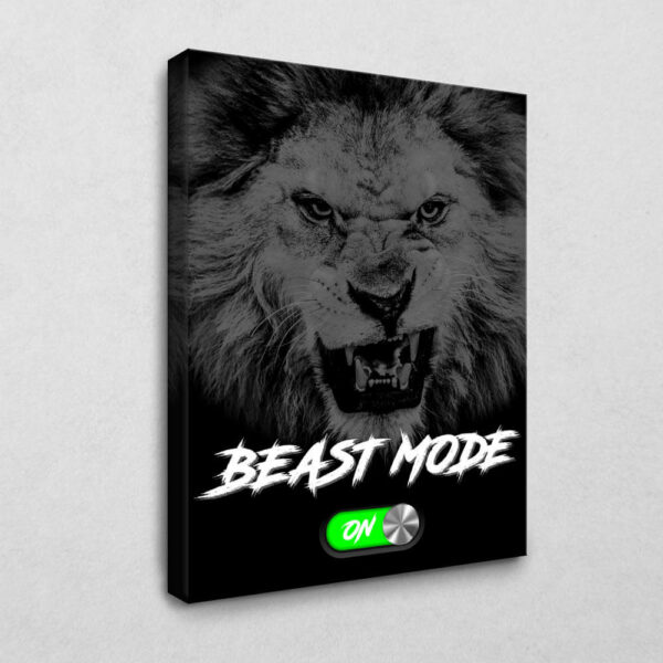 BE100 Beastmode on 120 x 80 cm