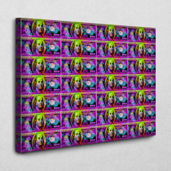 BE100 Purple Benjamin 40 x 30 cm