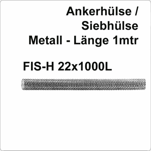 FISCHER Injektions-Ankerhülse FISCHER Meterware 1mtr