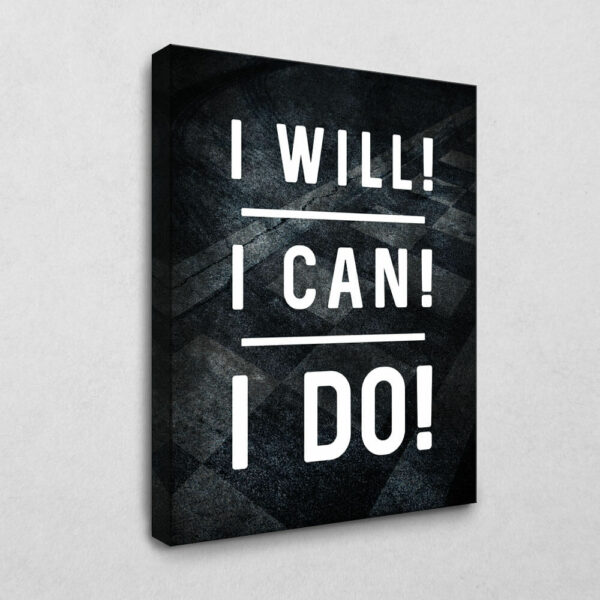 BE100 I will! I can! I do! 40 x 30 cm