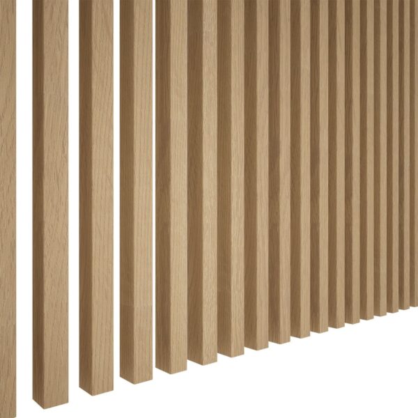 MDF Lamellen Slim 25x38 - Zitroneneiche - 20 Stück