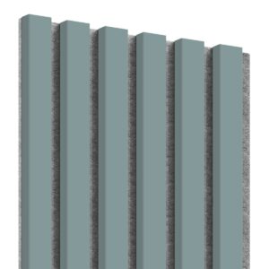 Lamellenleisten aus MDF auf Filz 275 x 30 cm - Skandinavisches Grau 6-er Set