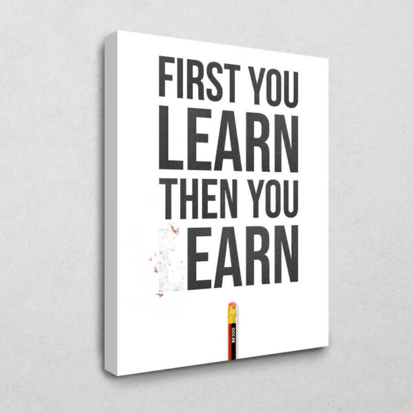 BE100 First Learn then Earn 105 x 140 cm 4 cm